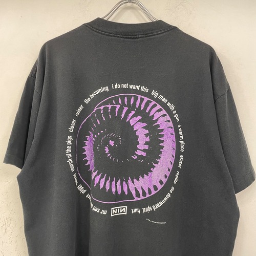 94s NINE INCH NEILS used s/s tee SIZE:XL S1
