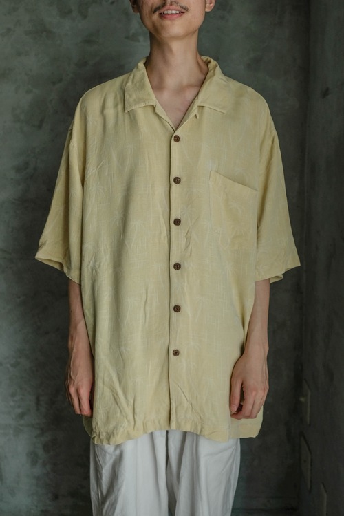 THREE PALM ウォッシャブルシルクS/Sシャツ 342B