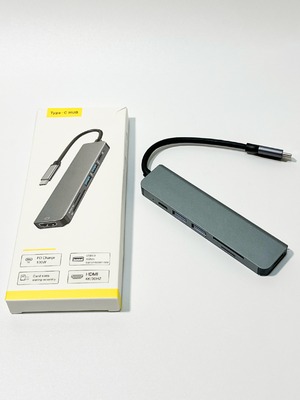 USB-C ハブ ドッキングステーション Hdmi USB3.0 Type-C SDカードリーダー 急速充電器 カメラアダプター iPhone
