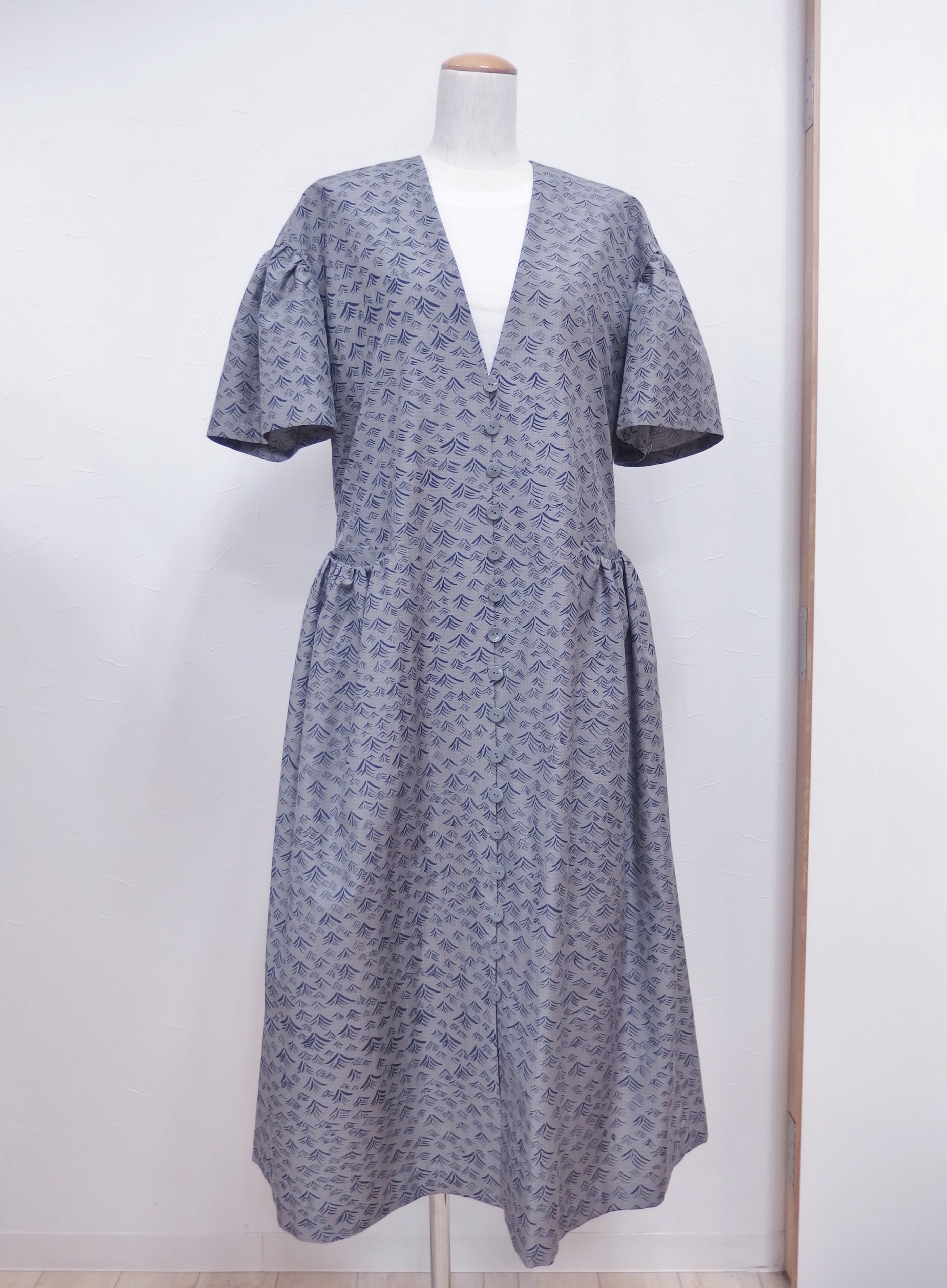 mina perhonen 『umi』xs3607 ワンピース 38 gray | soave