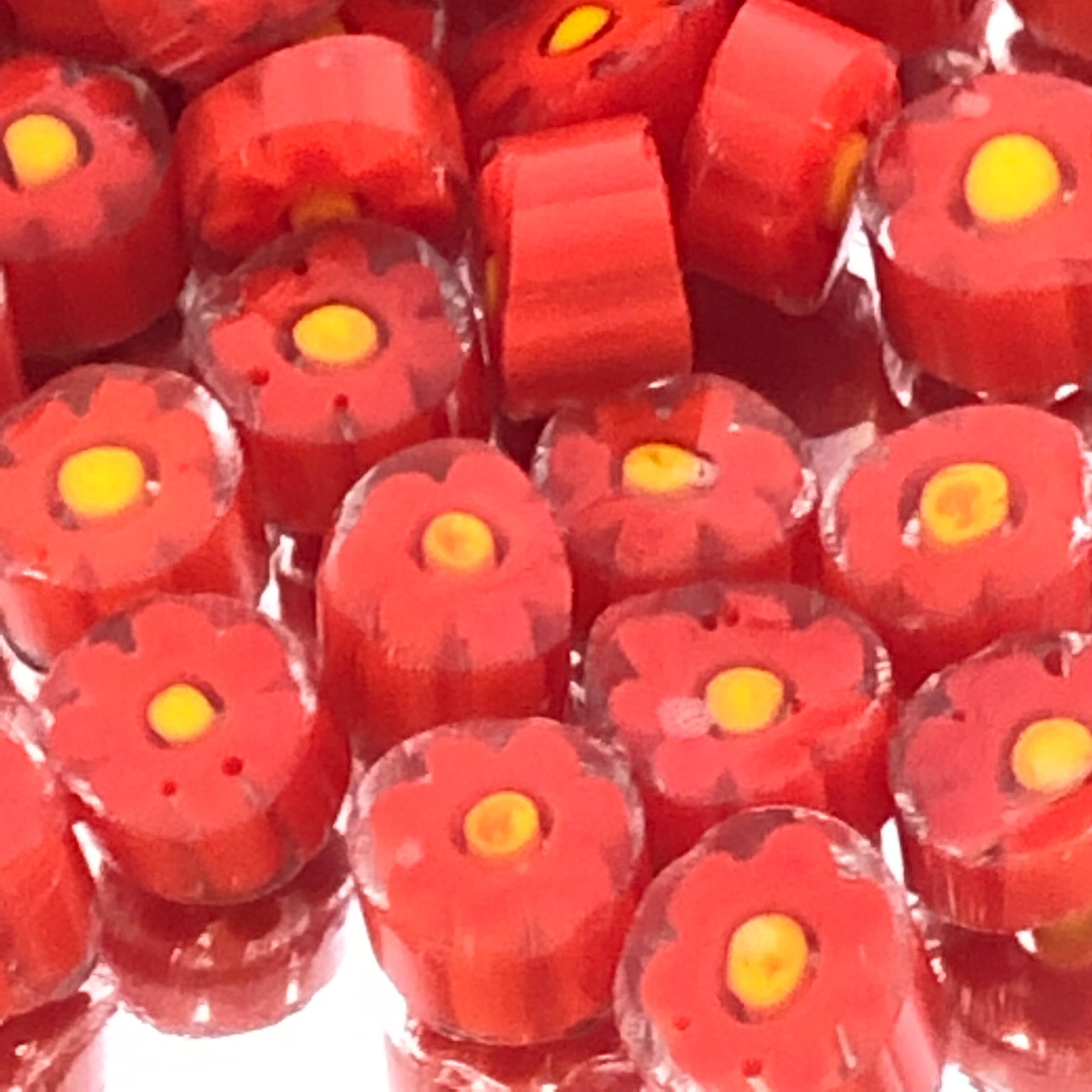 ミルフィオリ Orange & Yellow Flower 25g