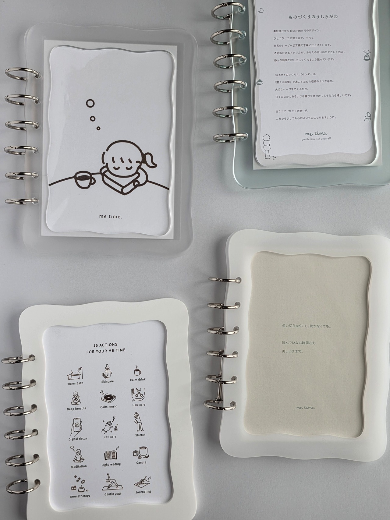 post card size Acrylic Binder / Air Dew