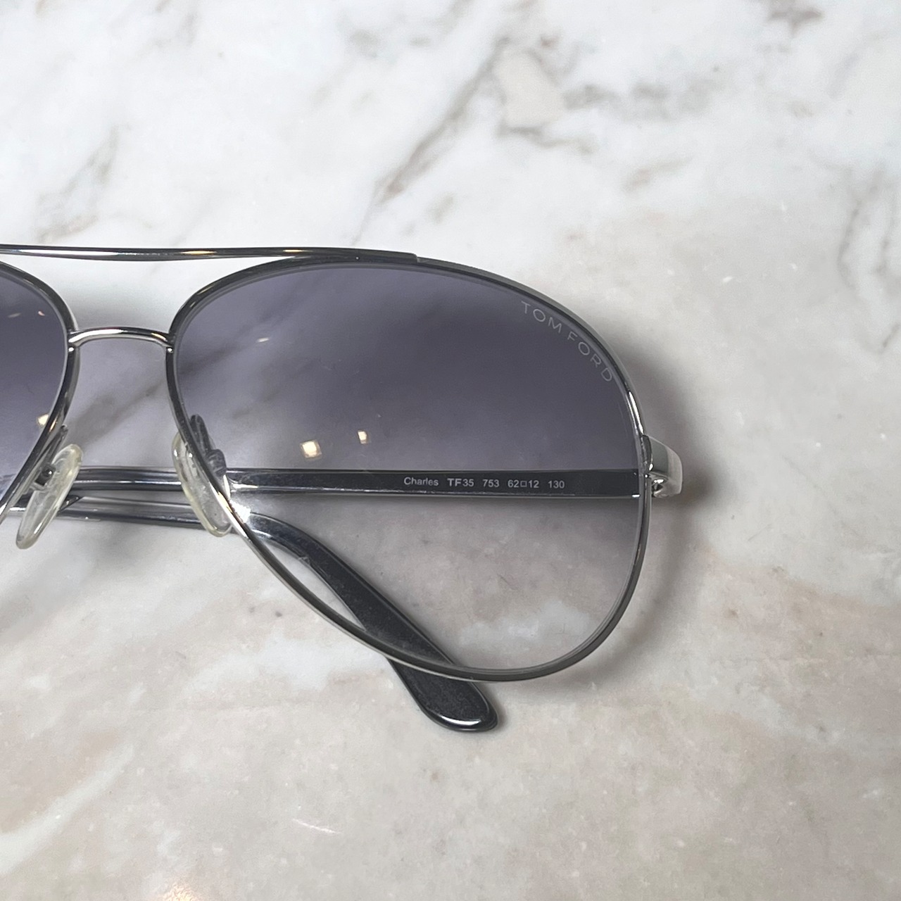 TOM FORD tear drop glasses with gradation rens