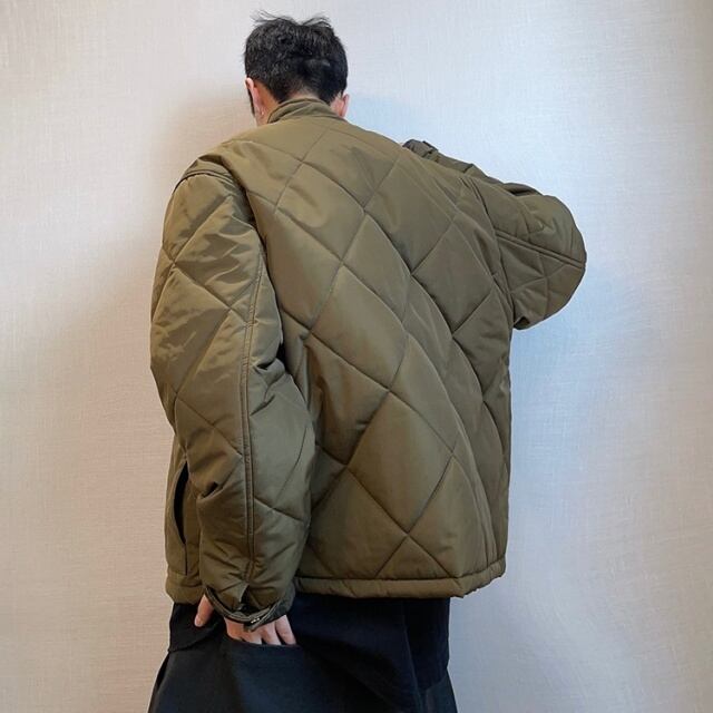 予約販売】キルティングジャケット ブルゾン メンズ 無地 オーバー