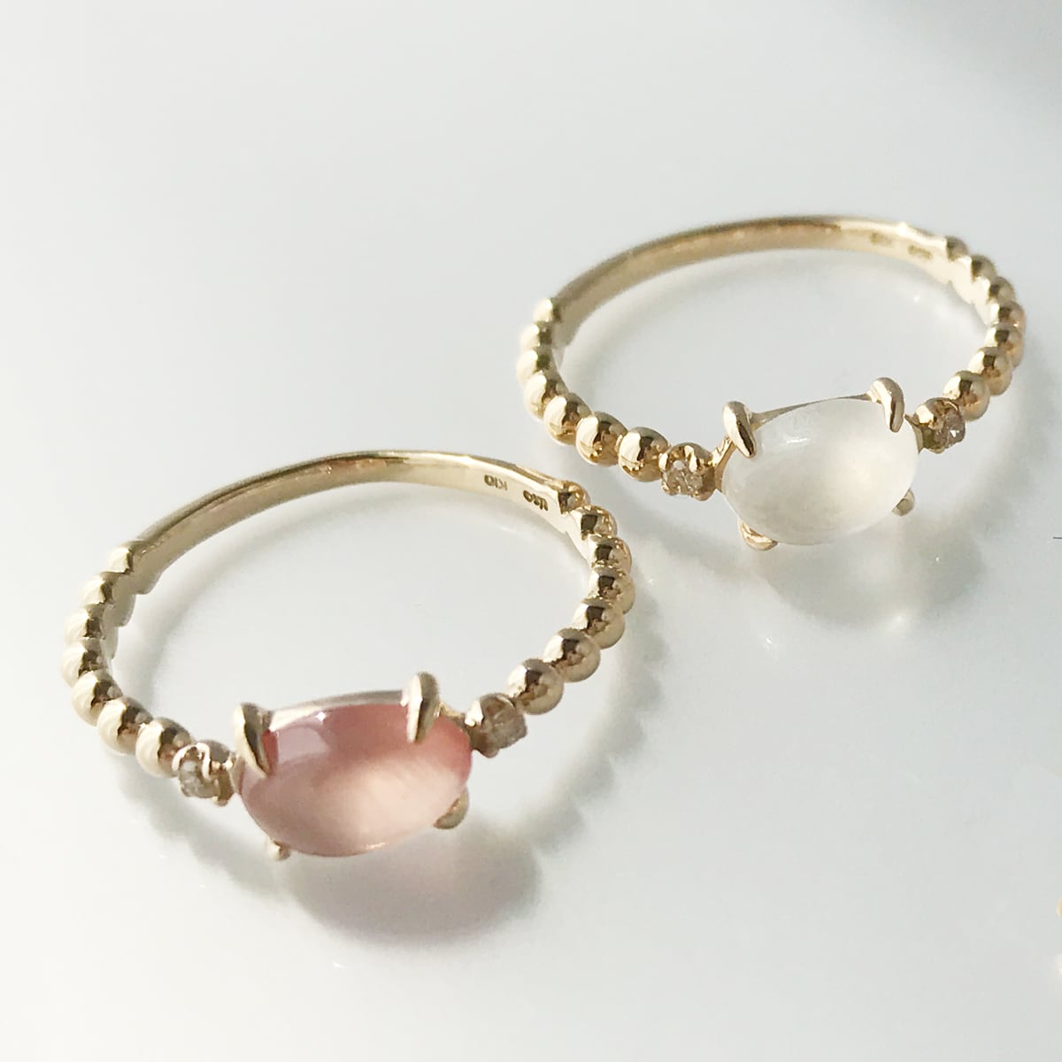 k10YG リング　ルチルクォーツ　9号 K10YG ルチルクォーツ リング｜エテの通販｜&mall（アンドモール