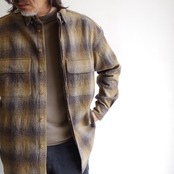 comm.arch.  Cotton Chambray B.D. Check Shirt
