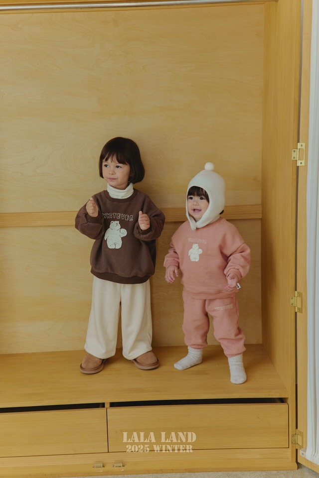 予約⌇LALALAND / (bebe) snow ribbed pants