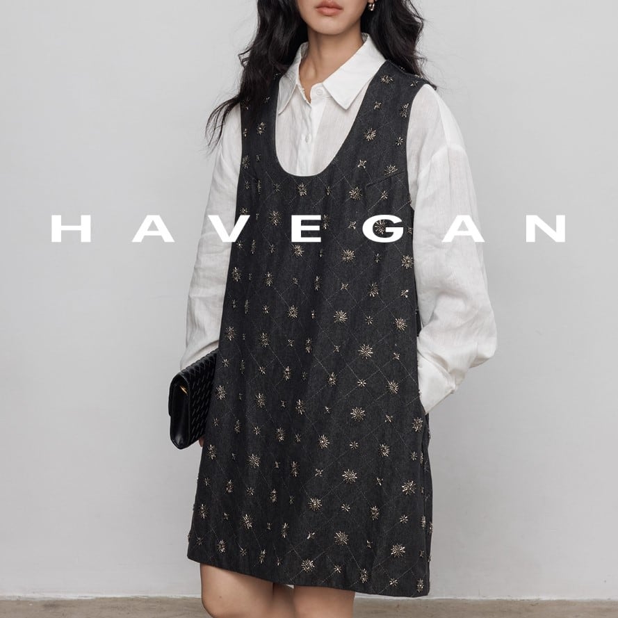 Reef's popular items】レイヤード風切替バルーンデニムジャンスカ ST