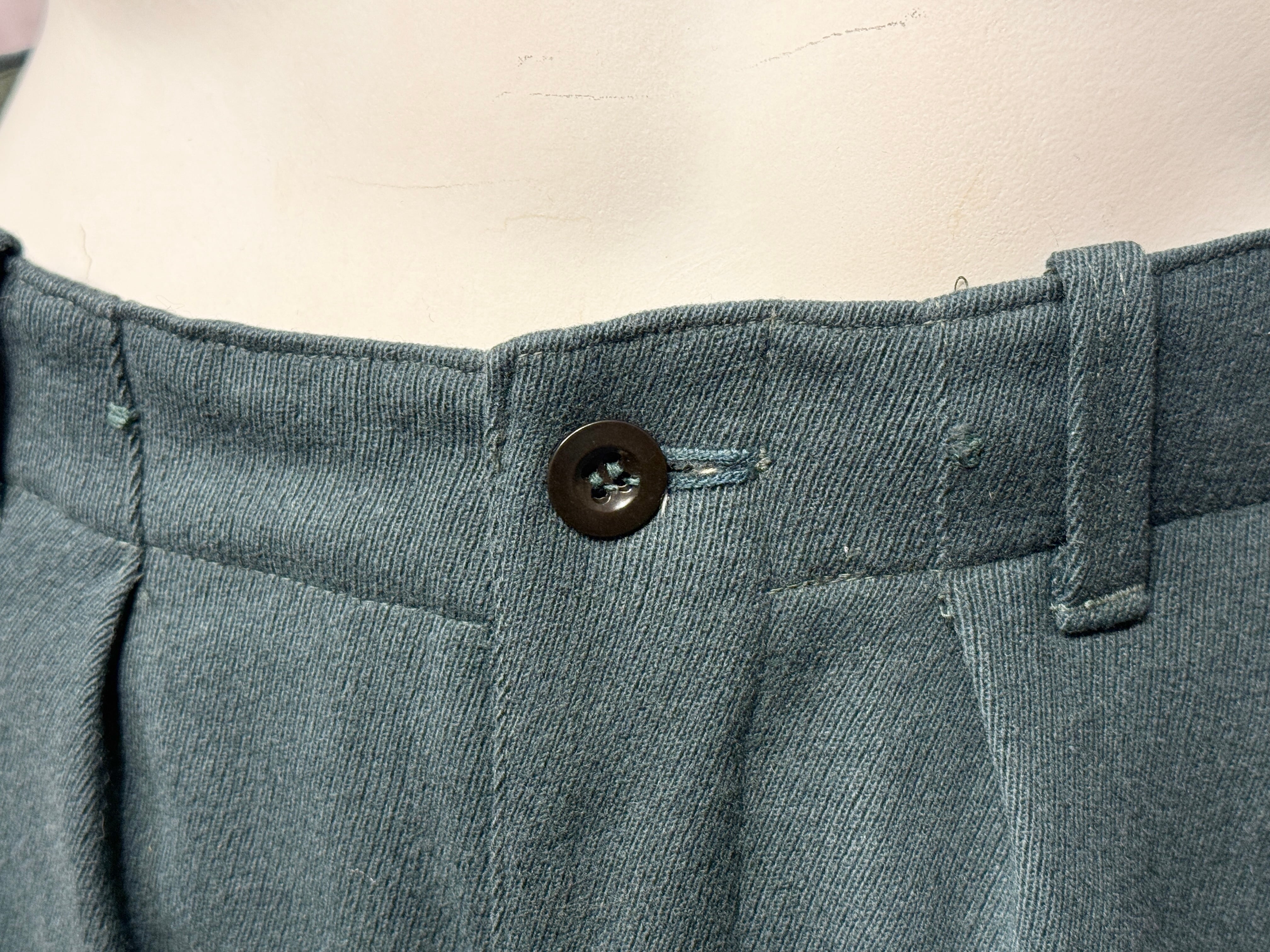 USED】西ドイツ連邦国境警備隊（BGS） 制服用パンツ（モスグリーン色
