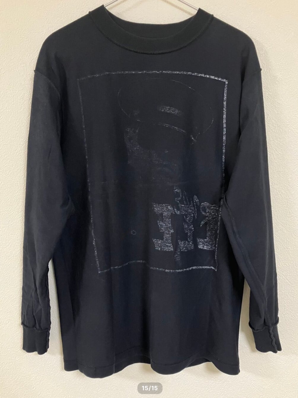 激レア 90s USA製 モスキートヘッド コウモリ柄 長袖Tシャツ ロンT TVT58】90s MOSQUITHEAD モスキートヘッド 長袖Tシャツ ブラック