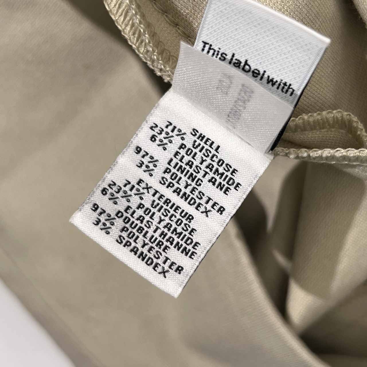 DIANE VON FURSTENBERG ダイアンフォンファステンバーグ Vネック ノースリーブ ワンピース 4/アイボリー レディース