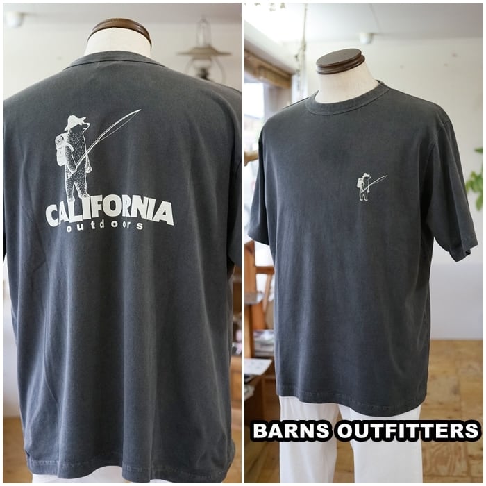 BARNS バーンズアウトフィッターズ 半袖プリントTシャツ BARNS バーンズアウトフィッターズ 半袖プリントTシャツ