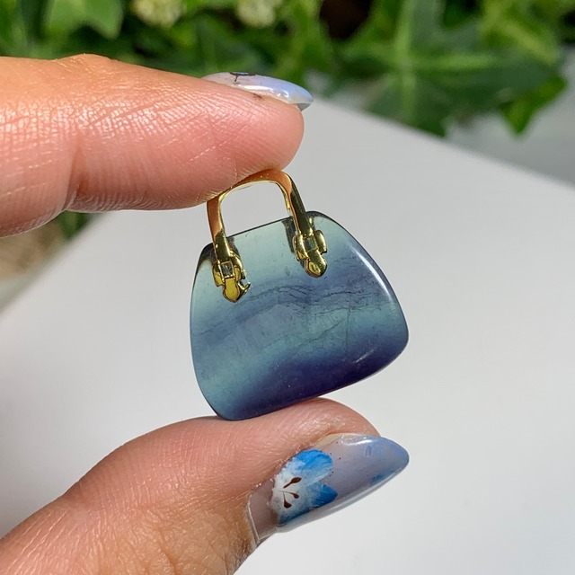 21.天然石とお出かけ☆フローライトカバン・バック