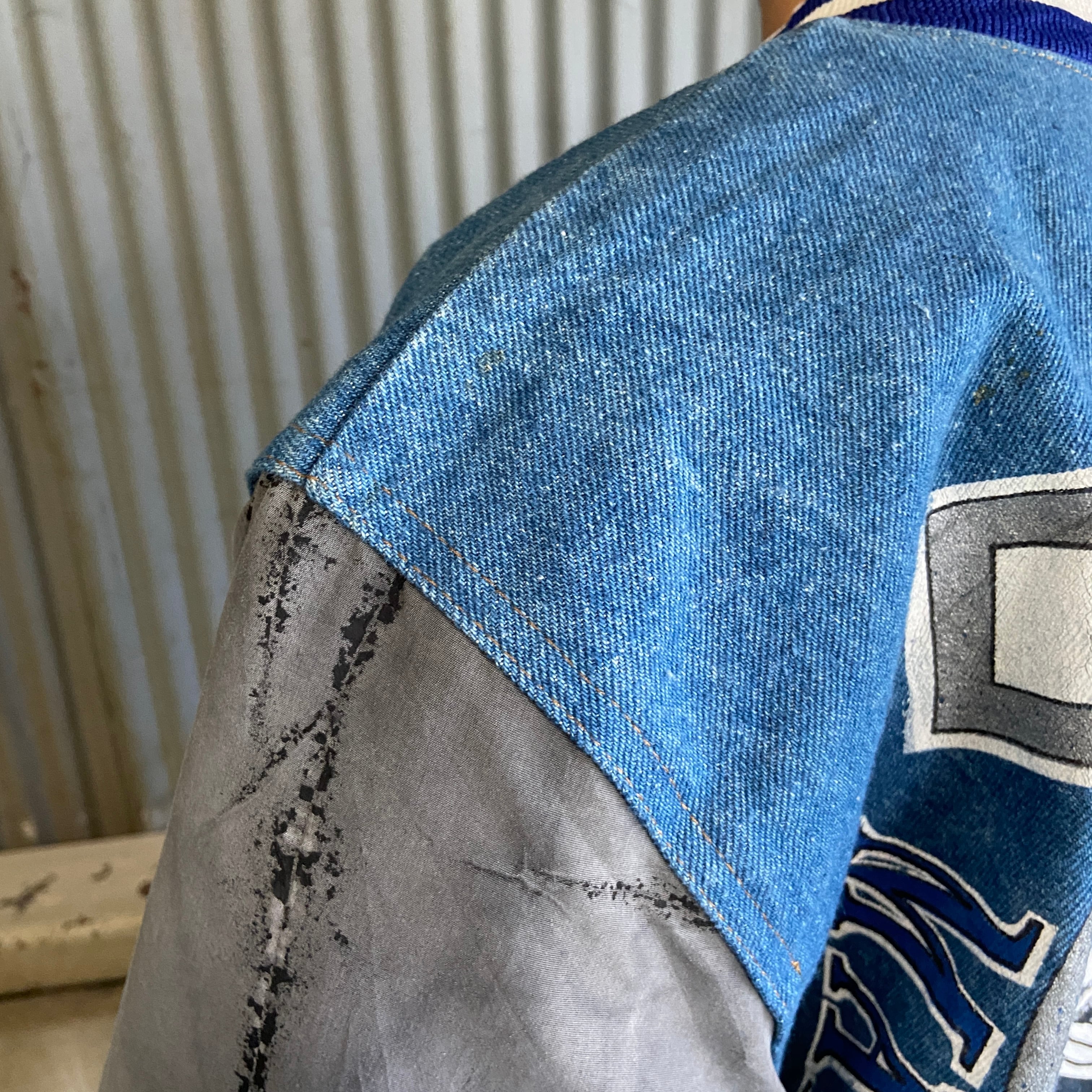 カナダ製 90年代 NHLチーム MAPLE LEAFS バックプリント デニム
