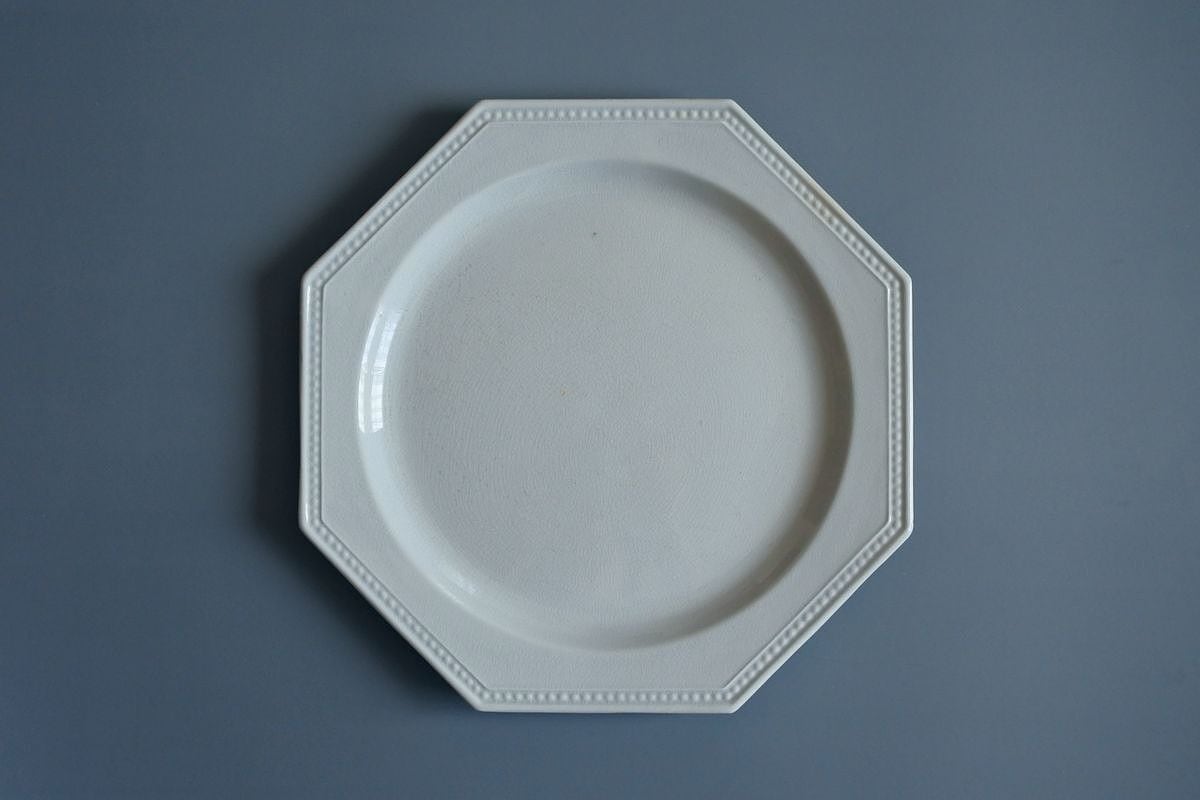 Early 20th C. Octagonal Dessert Plate, Montereau D