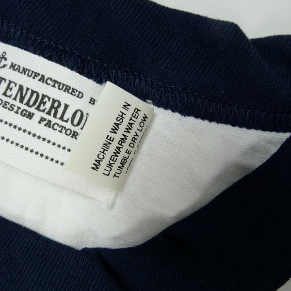 Size【M】 TENDERLOIN テンダーロイン TRIM TEE WHITE リンガーTシャツ