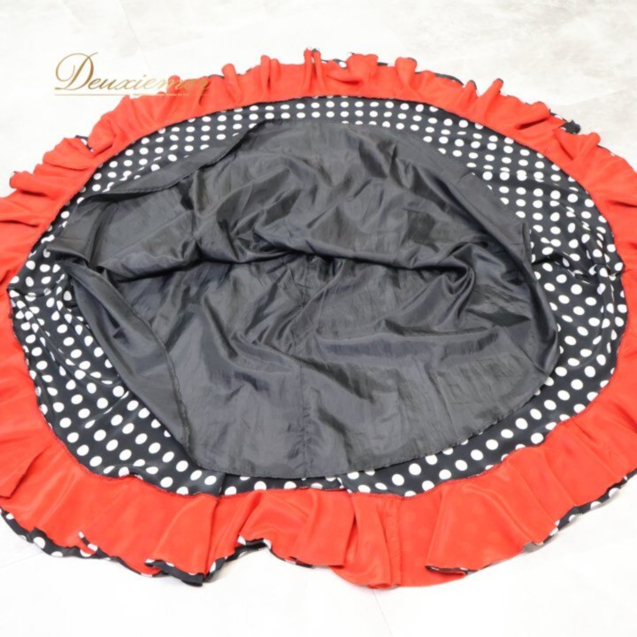 フラメンコ 衣装 ファルダ スカート ブラック系 ホワイト系 レッド系 プリマブティック prima boutique 黒 白 赤 水玉 ドット パーティ 発表会 ダンス レッスン 練習着 フラメンコ用スカート ドット柄 ファッション かわいい ダンス衣装 ステージ衣装 発表会衣装 レッスン着