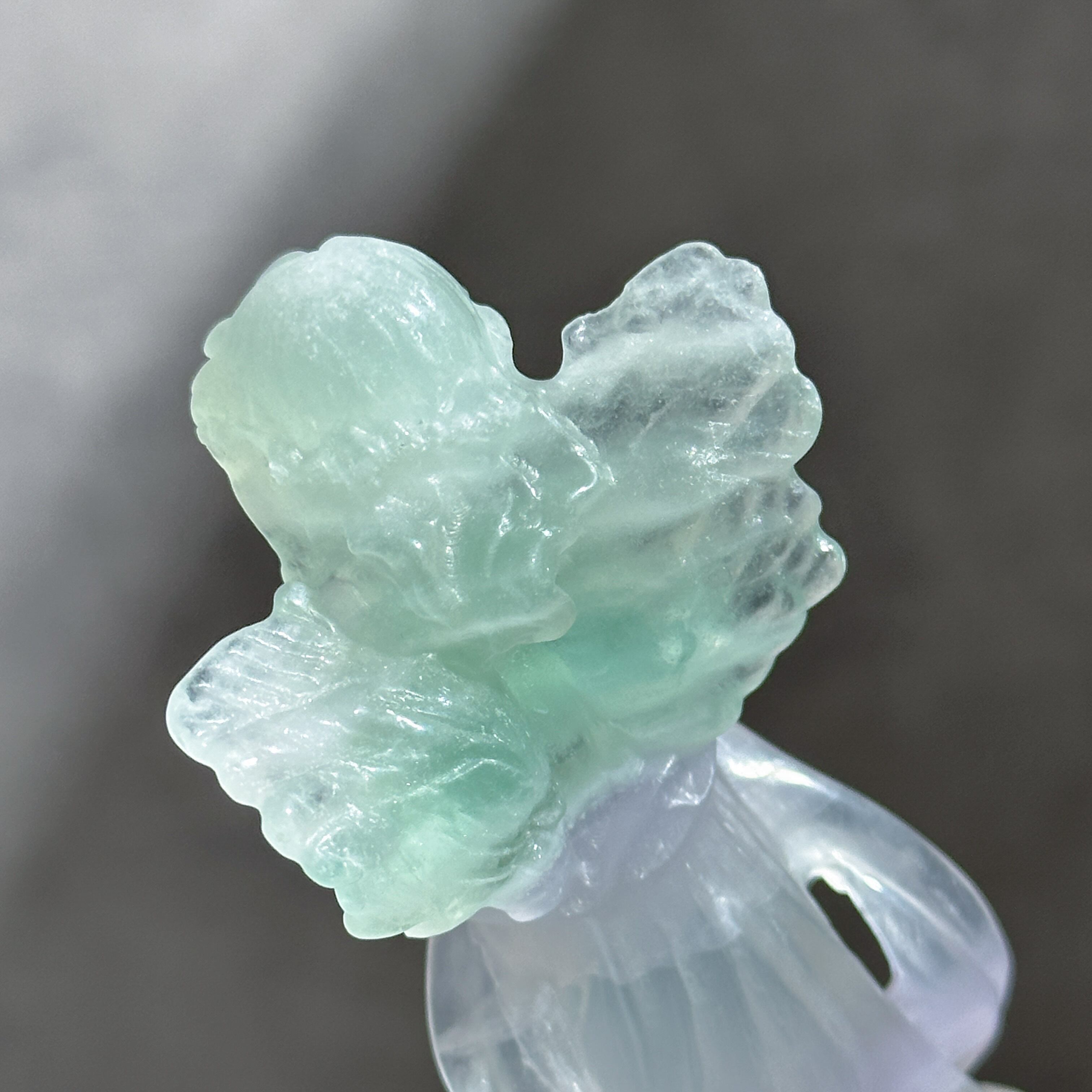 グリーン、ラベンダーフローライト 小さなスイートエンジェル61◇Green
