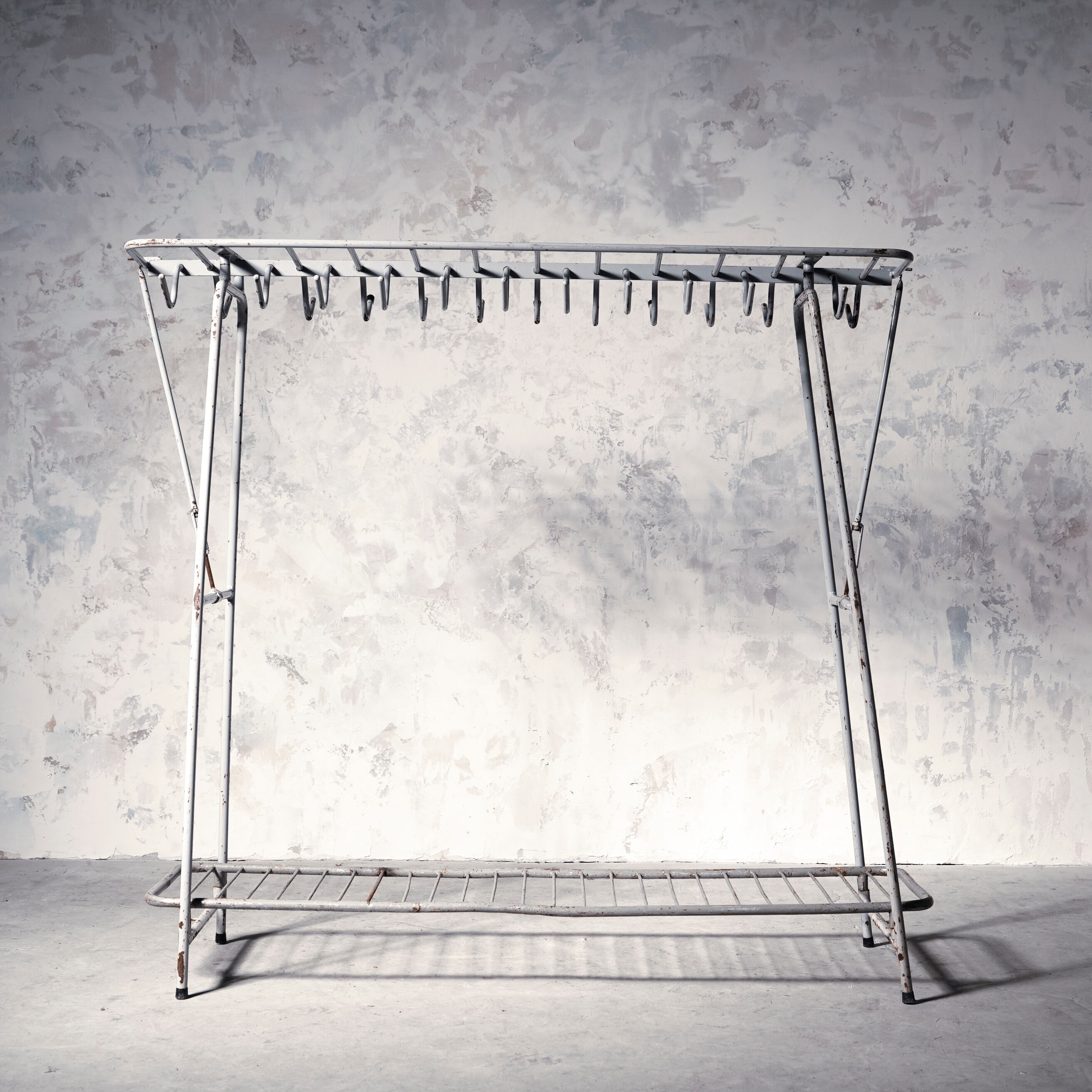 ラック/ロッカーラック/アンティークラック/ハンガー/収納/店舗什器/フランス/アパレル/撮影背景/アンティーク