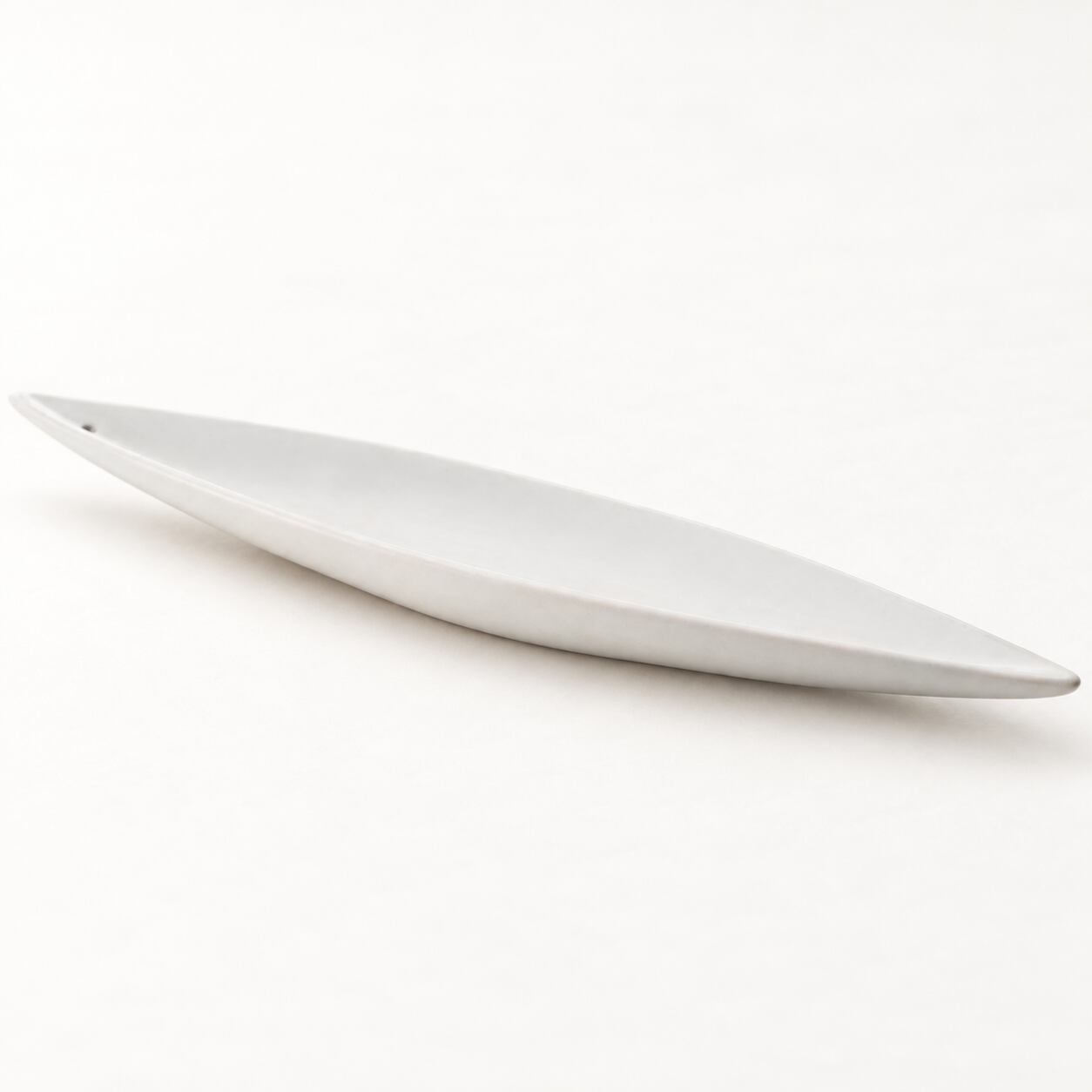 パルマート ベーシック 香立 ホワイト 陶器 W27.2×D5×H2cm ロングタイプ お香立て