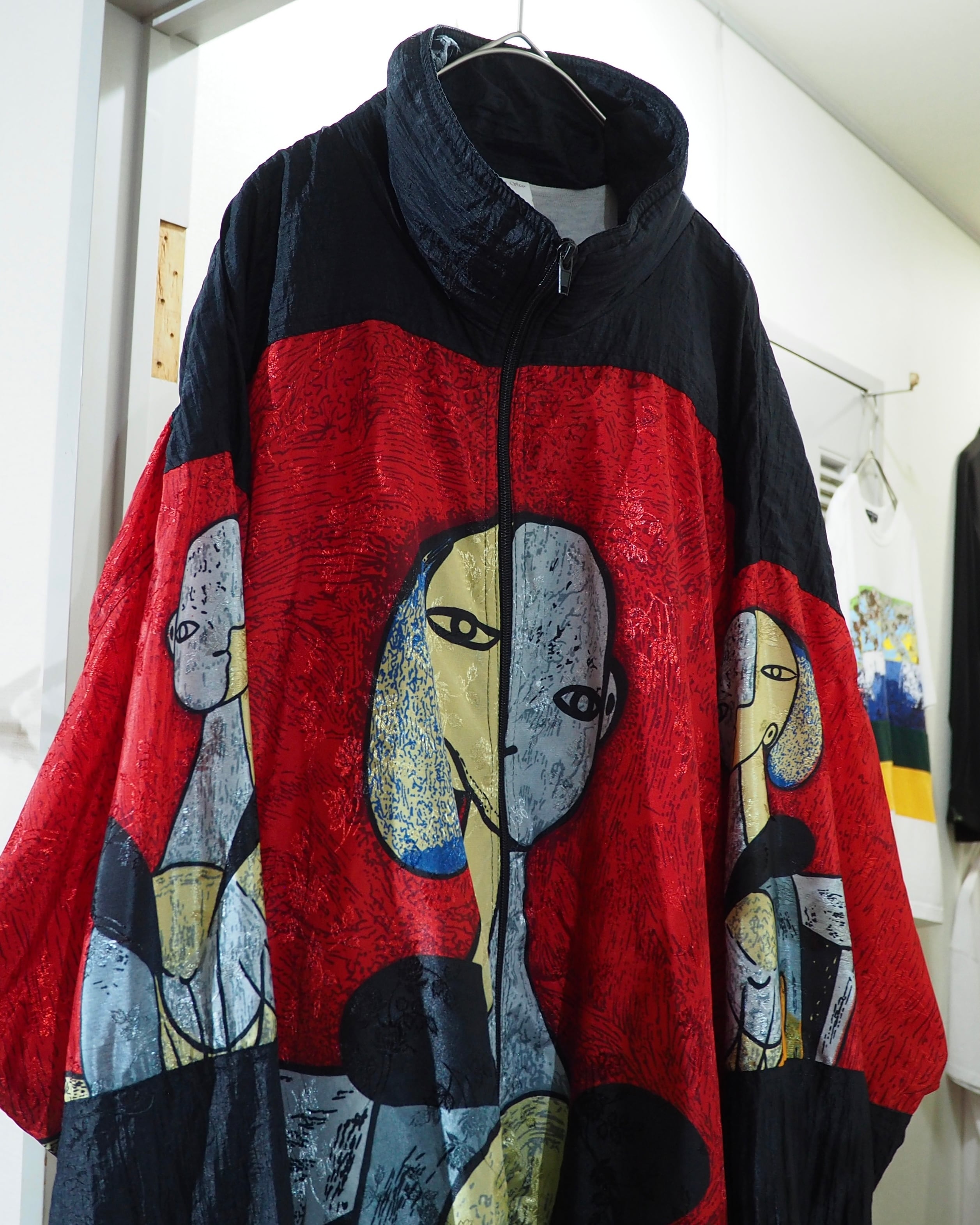 " Pablo Picasso " Cubism Art Pattern Design Vintage Loose Blouson