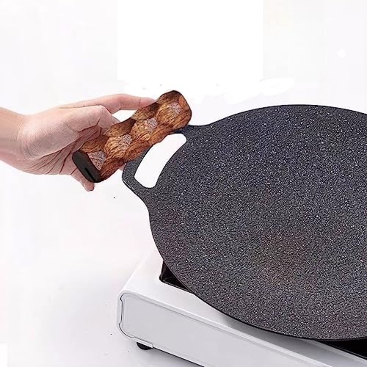 マルチグリドル 取っ手 2個セット 厚さ4mmまでのマルチグリドルに対応可能 鉄板取っ手カバー 取っ手カバー ウッドカバー 鉄板取っ手 取付簡単 火傷防止