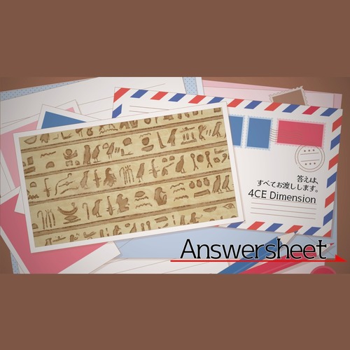 Answersheet　　制作：4CE Dimension