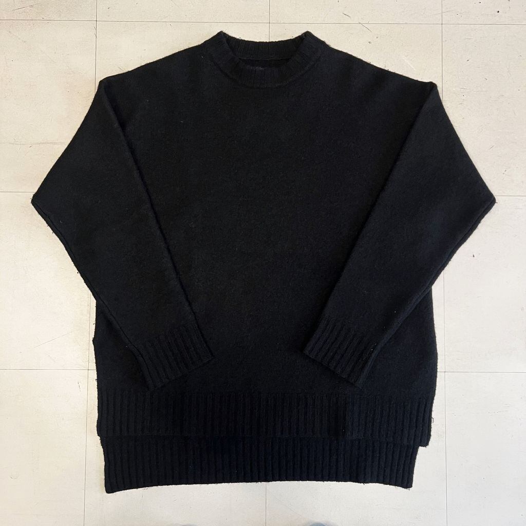 JIL SANDER ジルサンダー 20AW Side Slit Wool Crewneck Sweater