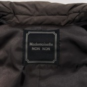 美品 Mademoiselle NON NON マドモアゼルノンノン キルティング ライト ダウンベスト サイズ 40 L /ダークブラウン系/パパス/日本製