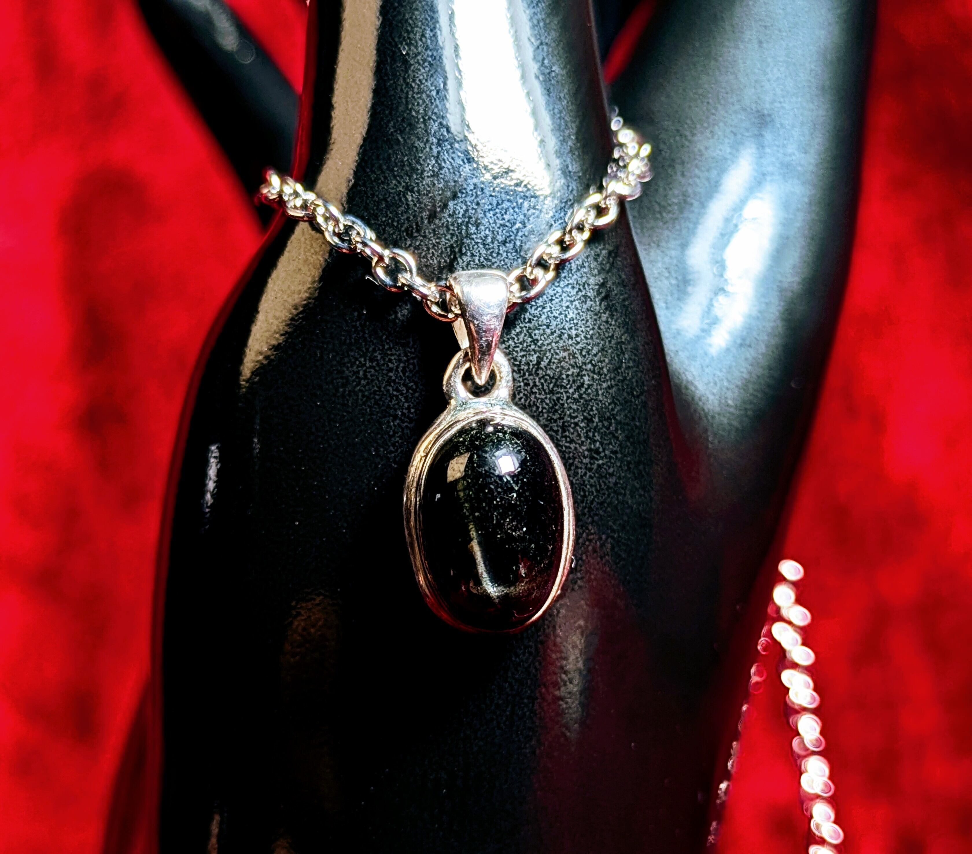 No.108】 ブラックスター ペンダントトップ スターダイオプサイト