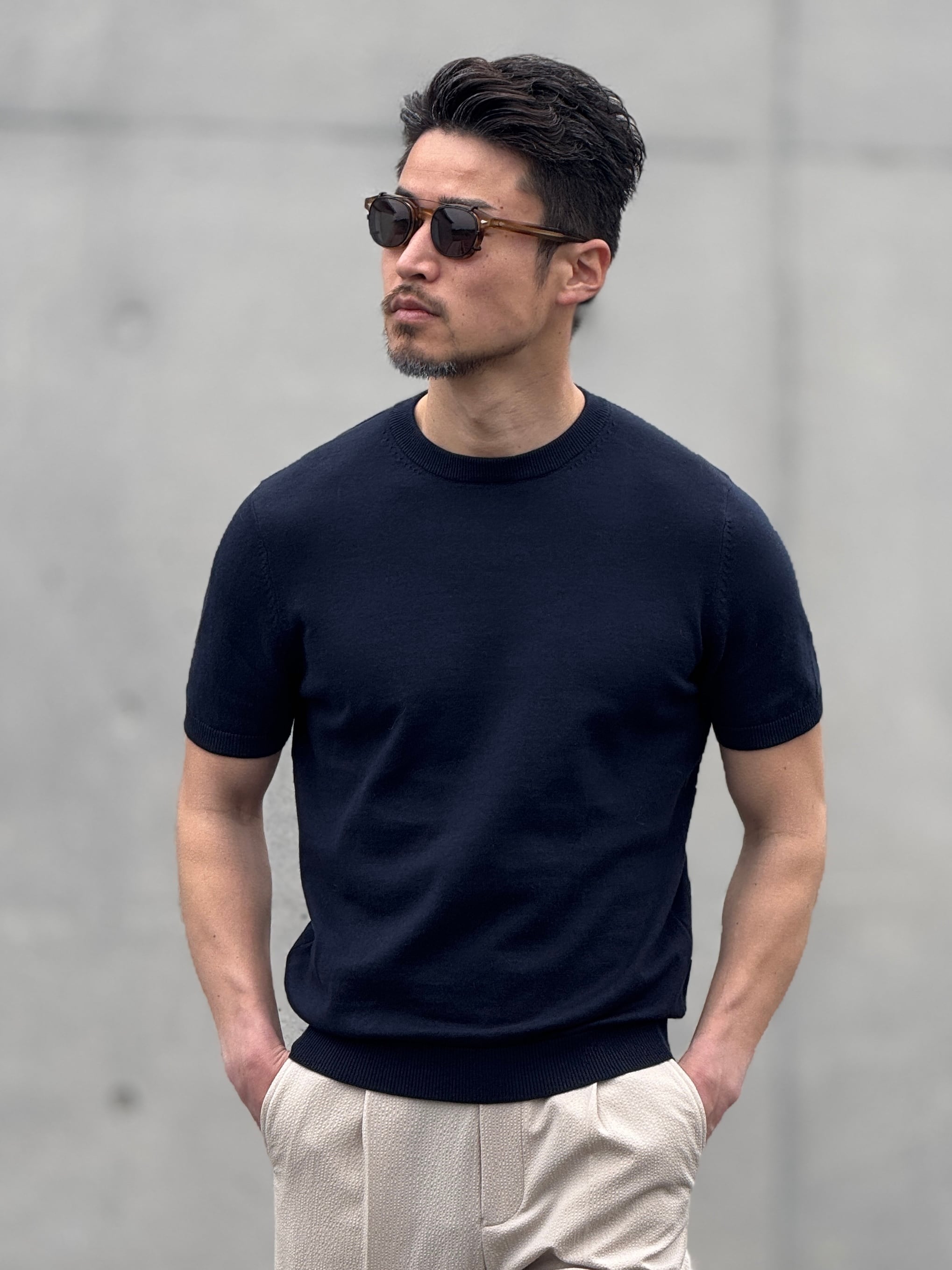 新作【ニットTシャツ】 | Wide Range