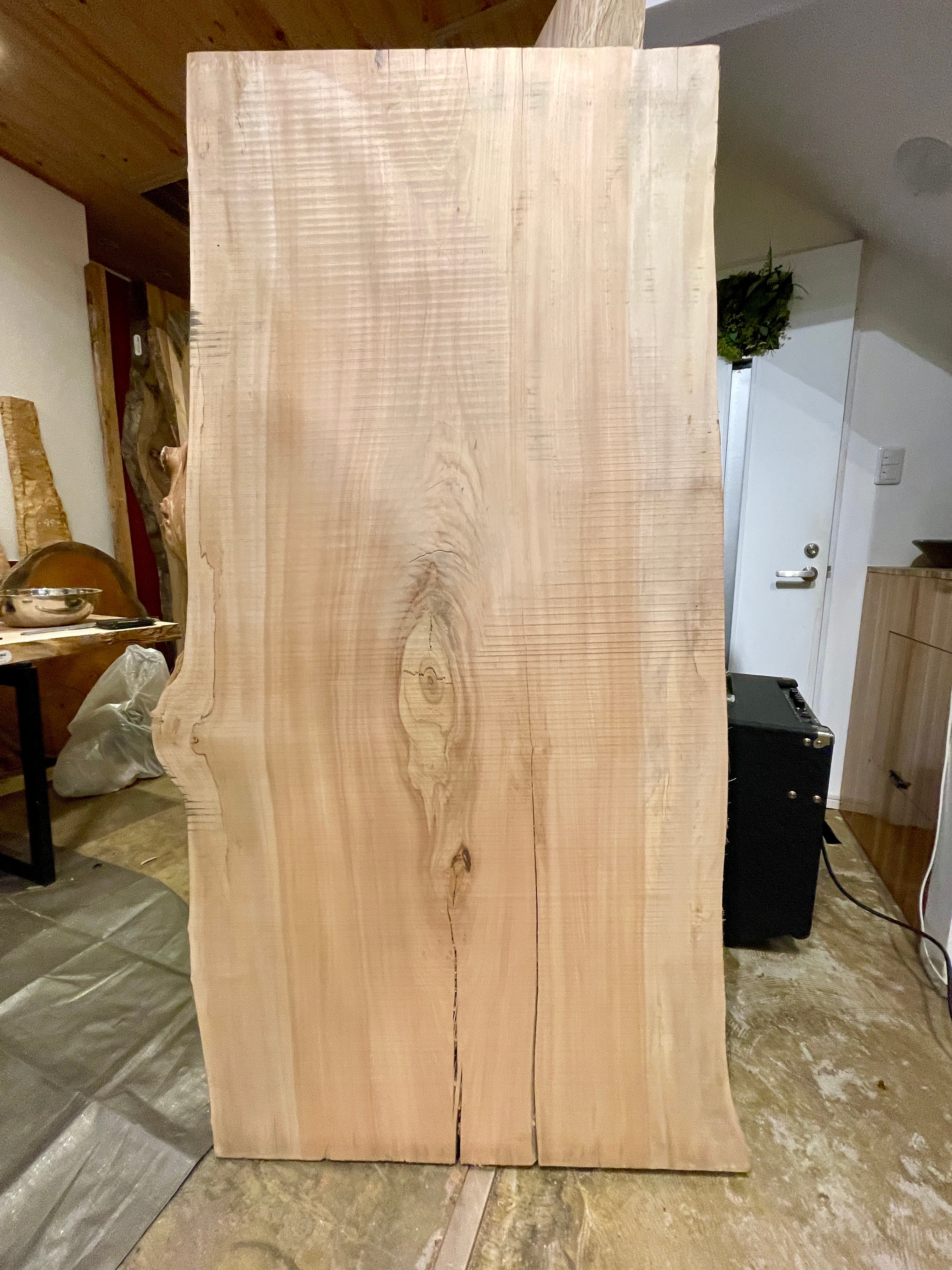 栃 ダイニングテーブル 1550x770