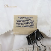 フラダンス 衣装 ワンピース ドレス Royal Creations ホワイト系 ハワイ製 チューブトップ ワンカラー ハイビスカス柄 ラウアエ柄 フリル かわいい 華やか 明るい 白 ハワイアン アロハ ハワイアンプリント フラ ダンス レッスン 練習