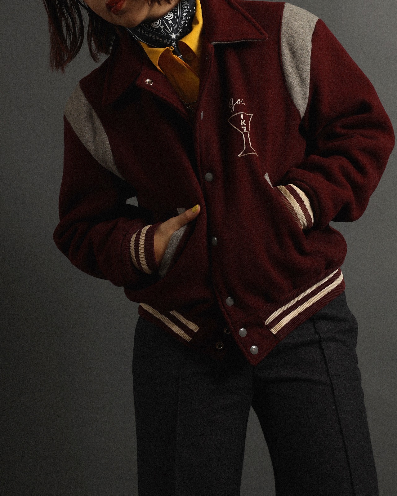 1960's IKZ / Wool Varsity Jacket