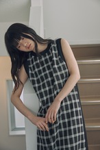 DU260531 Check Design One Piece 【T sizeあり】
