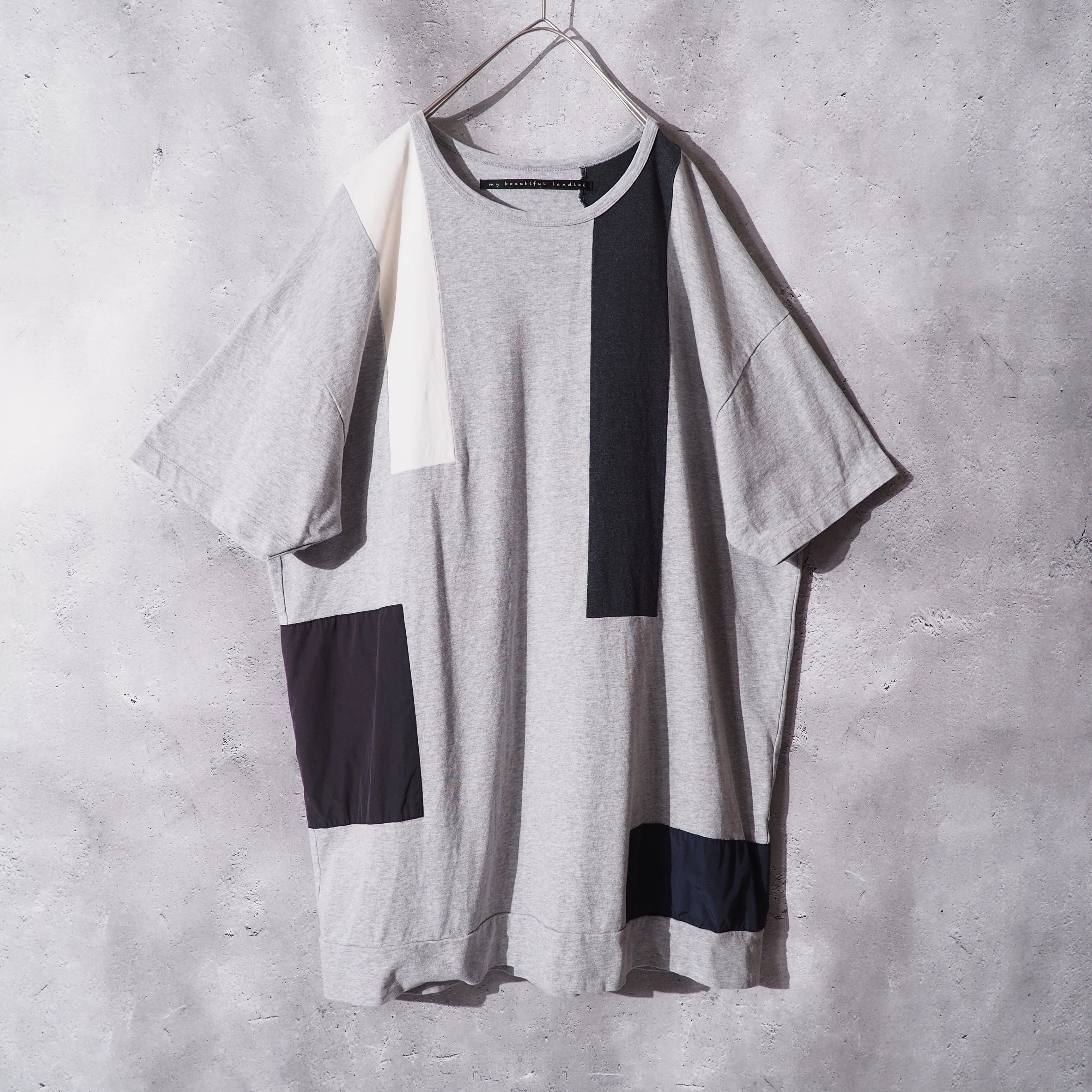 ” my beautiful landlet ” switching panel design loose silhouette Tee