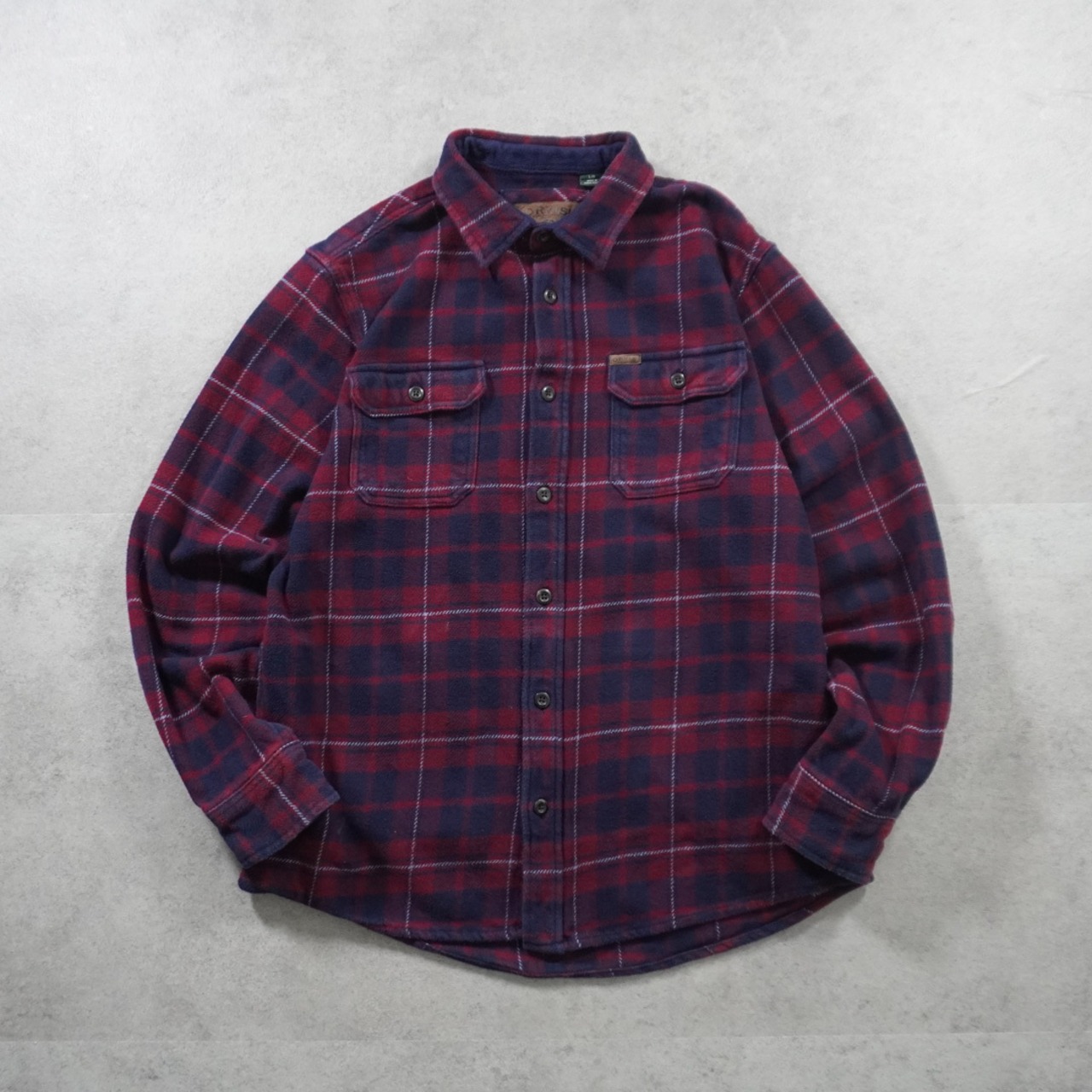 ORVIS heavy flannel shirt L 古着 - 1