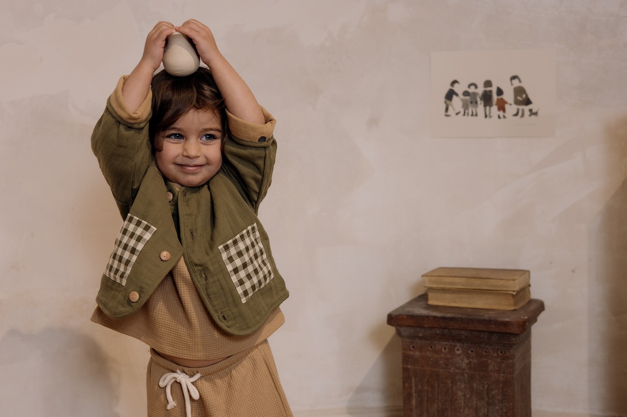 organic zoo　Reversible Artist Cardigan