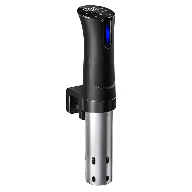 予約機能 真空調理器 1100Wハイパワー 低温調理器具 24時間 Yorano