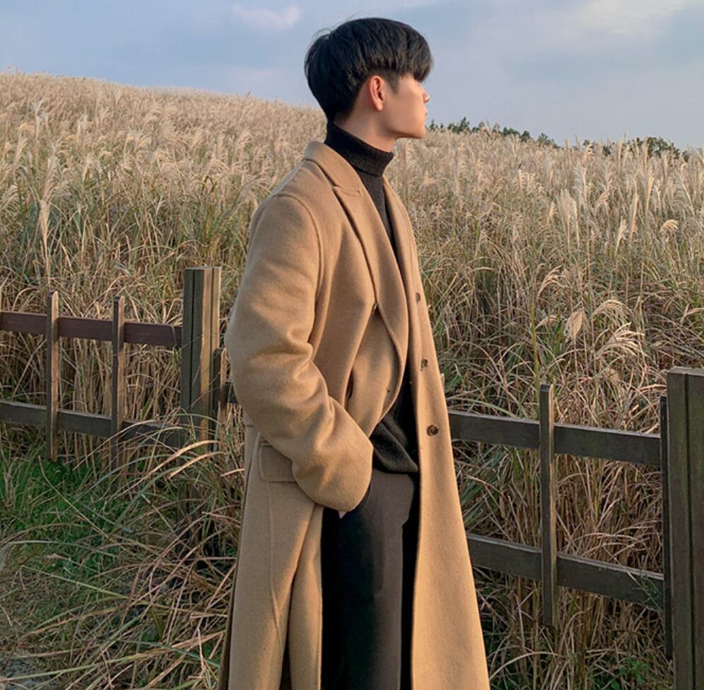 チェスターコート ロングコート ウール混 コート ベルト付き アウター メンズ 韓国ファッション 冬 2色 Choice 31 レディース ファッション通販