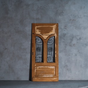 ドア/アイアンドア/フレンチアイアンドア/ウィンドウ付き/シングルドア/撮影背景/写真スタジオ/店舗什器