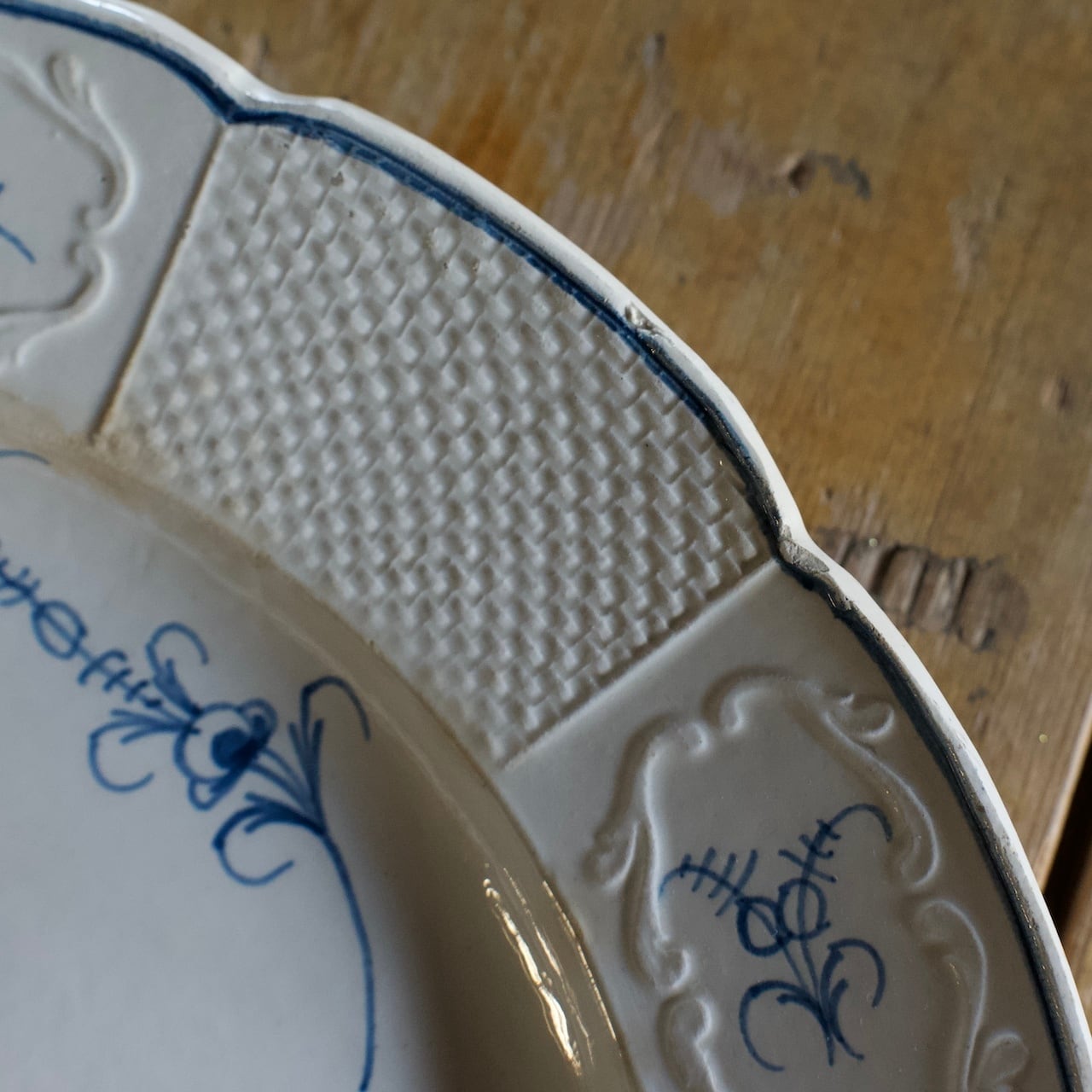 フランスアンティーク　クリスタル　プレート ｱﾝﾃｨｰｸ ﾎﾞﾝﾇ ｼｬﾝｽ