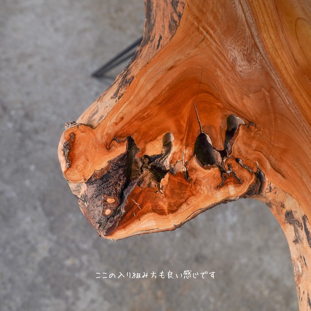 欅の一枚板 ローテーブル（高さ・カラー変更無料）