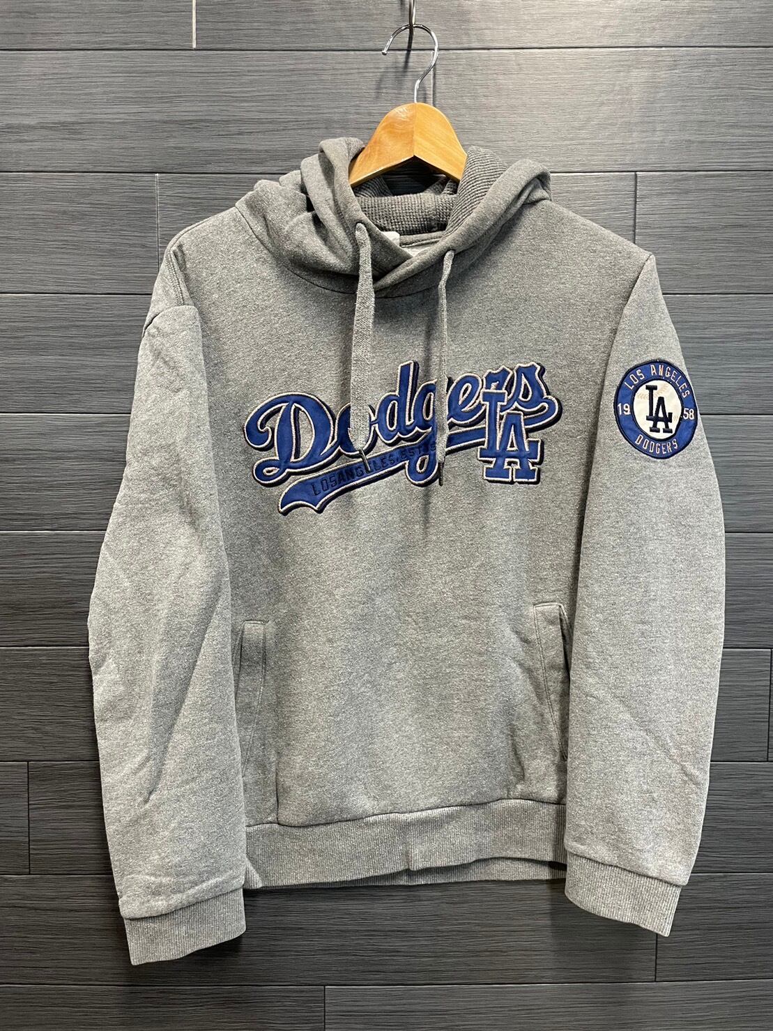 D3135 Mサイズ LA Dodgers ドジャース ワッペン パーカー フーディ