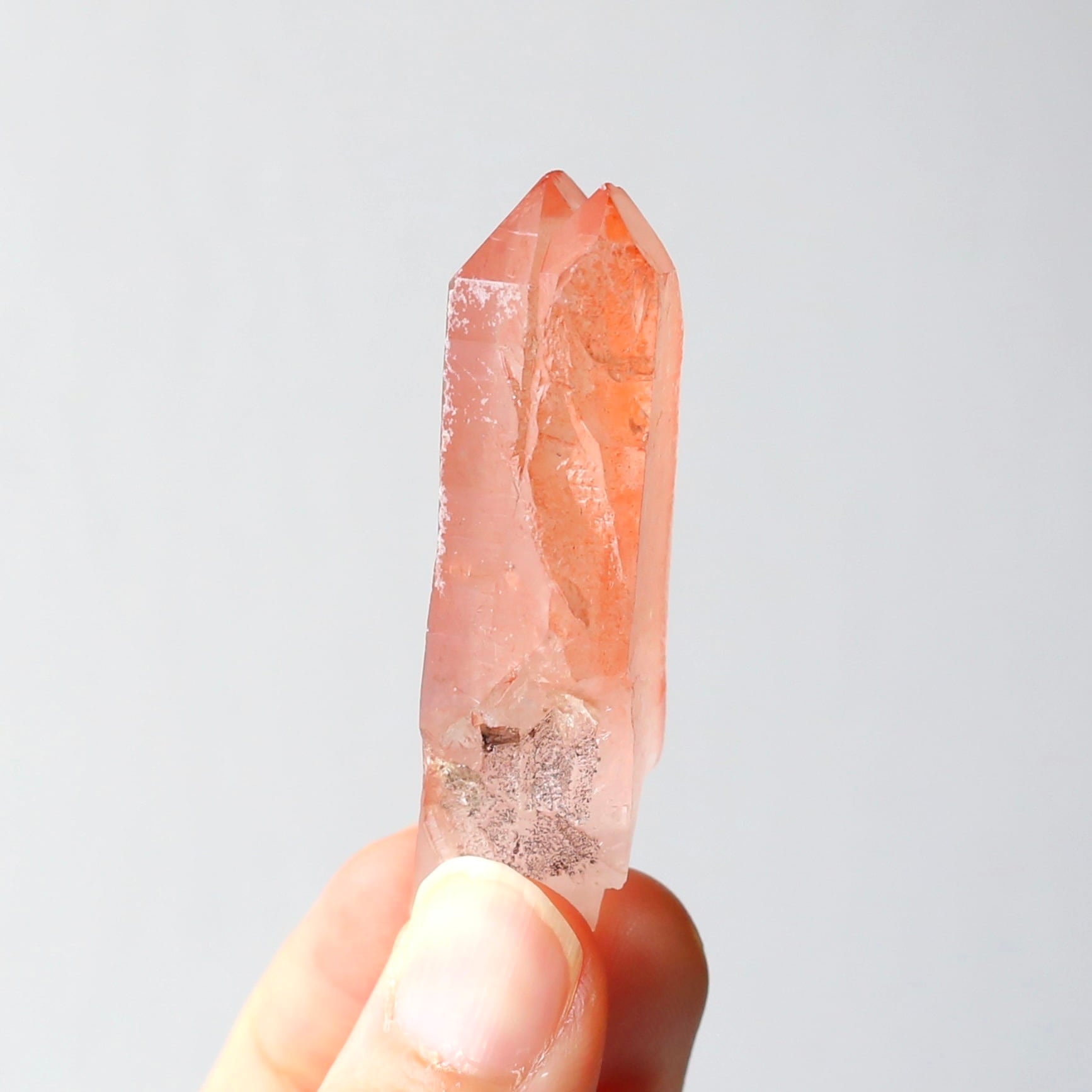 ソウルメイト ディープピンクレムリアンシード 天然石 水晶 鉱物 一点