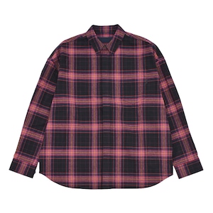 【JUUN.J】Loose-Fit Classic Cotton Shirt(RED)