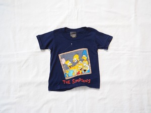 “NOS” 1990’s USA製 THE SIMPSONS Tシャツ 90cm位 /navy