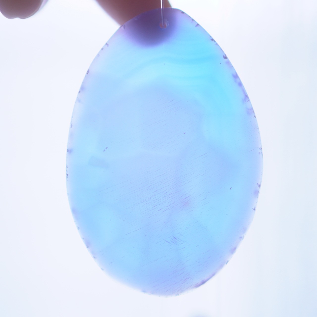 Daybreak Blue 06 - アゲートヒーリングチャイム / Agate Sun Catcher Wind Chime 354