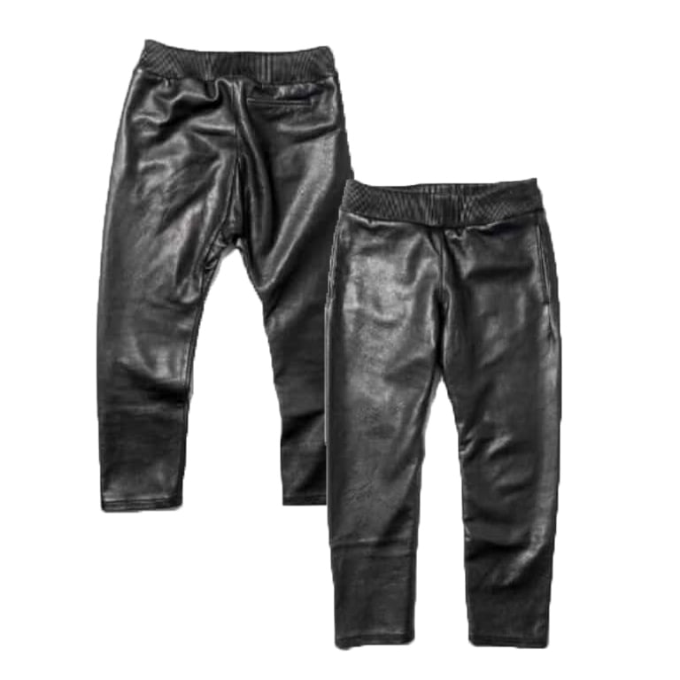 2026SS MOSSIR Panther モシール パンサー レザーカーゴパンツ（Black