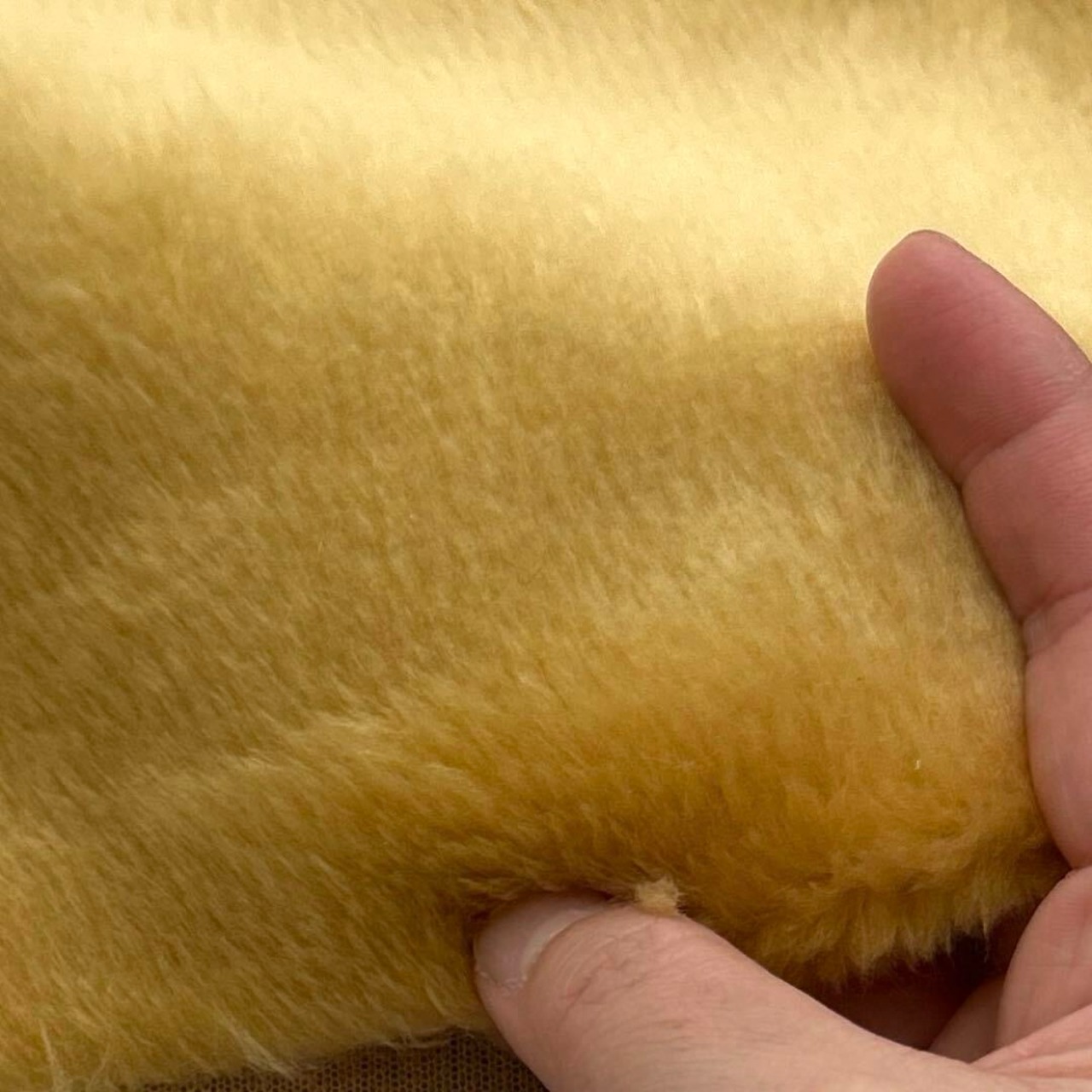 ★NY825◆1m◆アクリル混フォックスファー生地◆超滑らか手触り◆